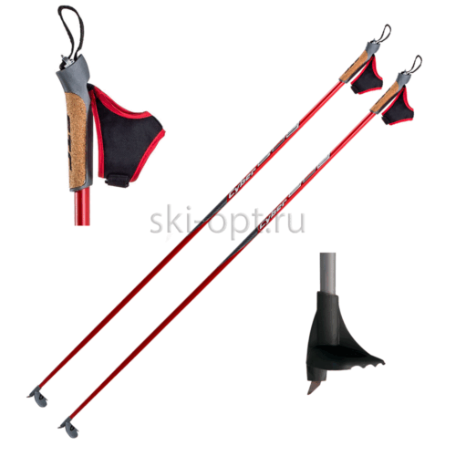 Лыжные палки гоночные 60% карбон