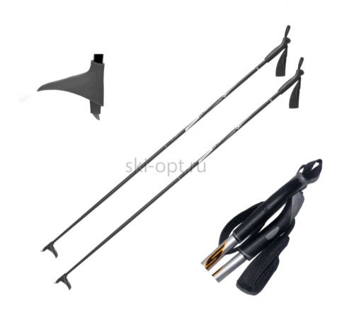 Палки лыжные алюминиевые AL6061