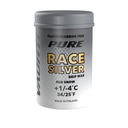 Мазь держания VAUHTI PURE RACE OLD SNOW SILVER +1⁰C/-4⁰C 45г