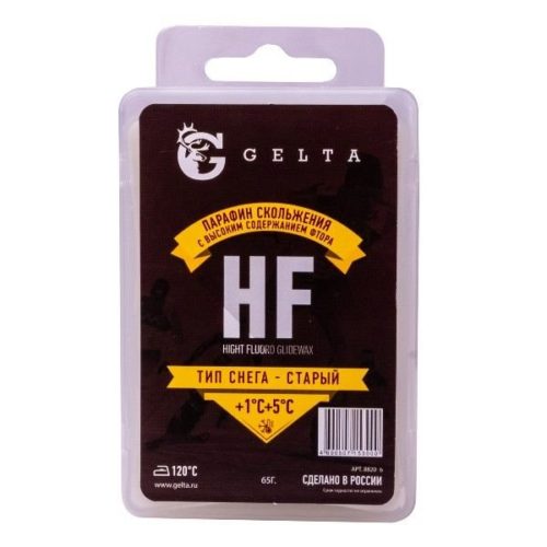 Парафин Gelta (HF +1/+5) 65г Желтый (тип снега-старый)