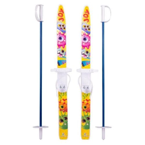 Лыжный комплект детский NovaSport Joy с палками в сетке (75/75)