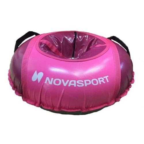Санки надувные  90 см NovaSport Тюбинг тент без камеры СH040.090 серый/красно-серый