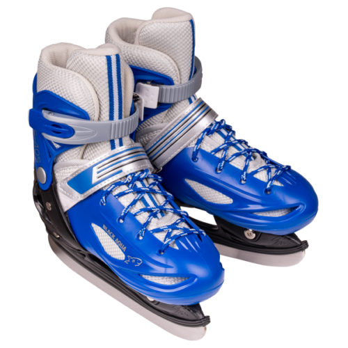 Коньки раздвижные BlackAqua AS-405, синий