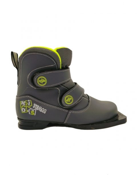 Ботинки лыжные 75 мм COMFORT KIDS (на липучке) ГРАФИТ 41 р.