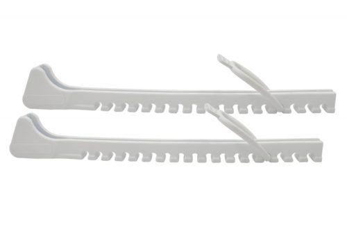 Чехлы пластиковые Calambus для лезвий фигурных коньков (Белый)