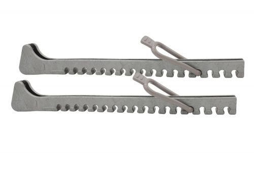 Чехлы пластиковые Calambus для лезвий фигурных коньков (Серебристый)