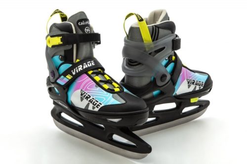 Коньки раздвижные CALAMBUS Virage BOY черный/серый (на 6 размеров) р.36-41