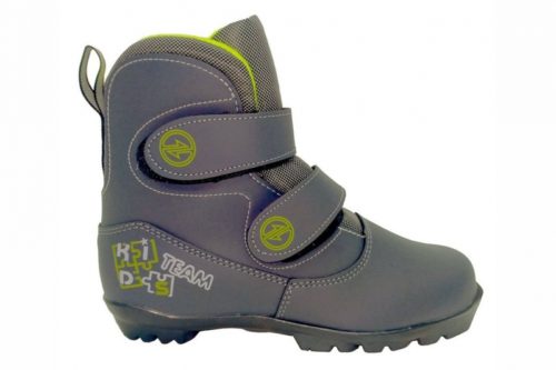 Ботинки лыжные NNN COMFORT Kids (СИСТЕМНЫЕ!) (на липучке) ГРАФИТ 34 р.