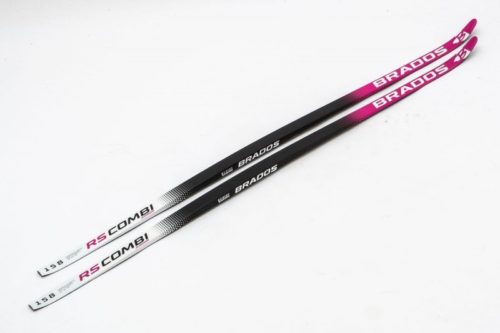 Лыжи гоночные RS BRADOS COMBI JR Black/Pink 158 (упак. 5 п.)