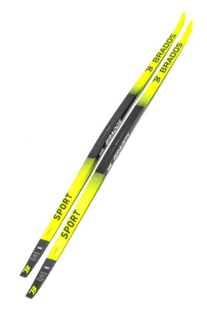 Лыжи спортивные BRADOS LS Yellow 2023 легкий спорт 180 (упак. 4 п.)