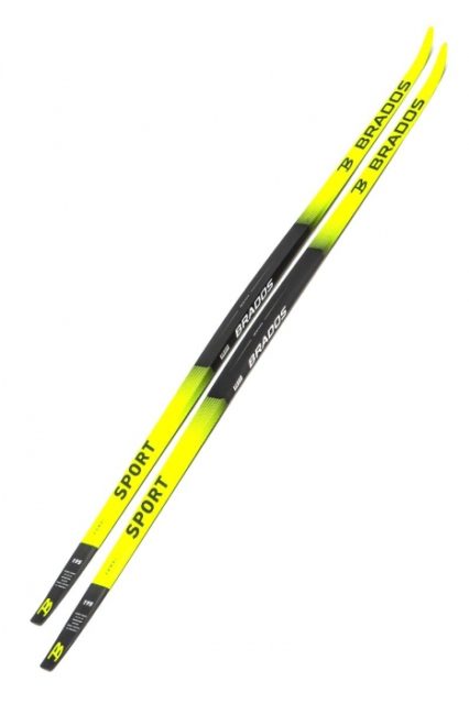 Лыжи спортивные BRADOS LS Yellow 2023 легкий спорт 195 (упак. 4 п.)
