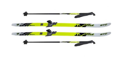 Лыжи Комплект 75 мм - 130 STEP Kid Lemon (упак. 6 комп.)