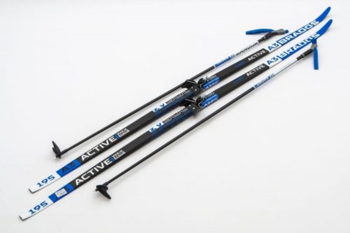 Лыжи Комплект 75 мм - 195 WAX Brados Active A3 Blue (упак. 6 комп.)