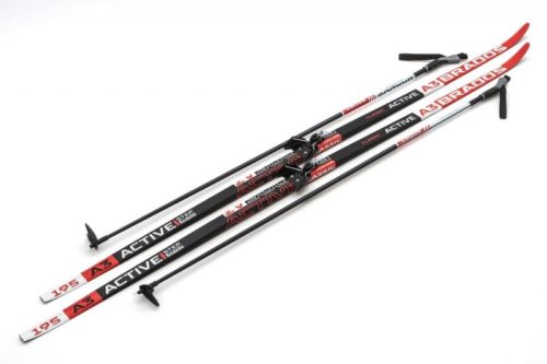 Лыжи Комплект 75 мм - 200 WAX Brados Active A3 Red (упак. 6 комп.)