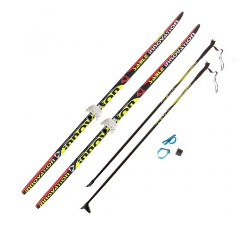 Лыжи Комплект 75 мм - 200 WAX Innovation black/red/green