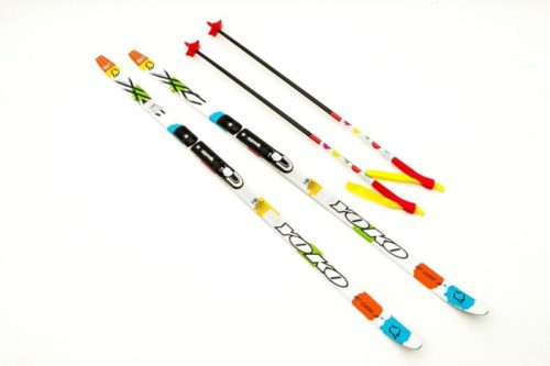 Лыжи Комплект NNN (Rottefella) - 140 WAX Yoko Full Color (упак. 9 комп.)