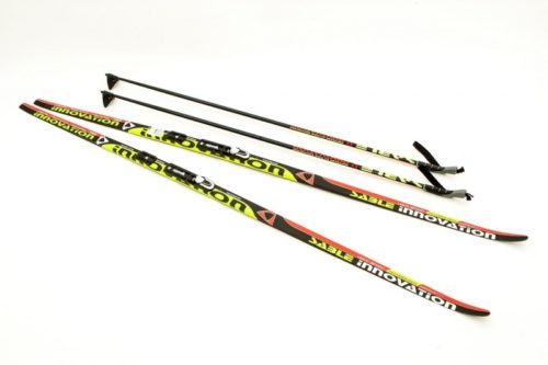 Лыжи Комплект NNN (Rottefella) - 205 WAX Innovation black/red/green