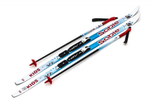 Лыжи Комплект NNN (крепление STC START) - 120 STEP Kid Blue (упак. 9 комп.)