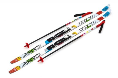Лыжи Комплект NNN (крепление STC START) - 120 STEP Yoko Full Color (упак. 9 комп.)