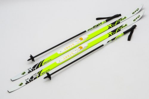 Лыжи Комплект NNN (крепление STC START) - 130 STEP Kid Lemon (упак. 9 комп.)