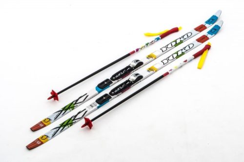 Лыжи Комплект NNN (крепление STC) - 140 STEP Yoko Full Color (упак. 9 комп.)