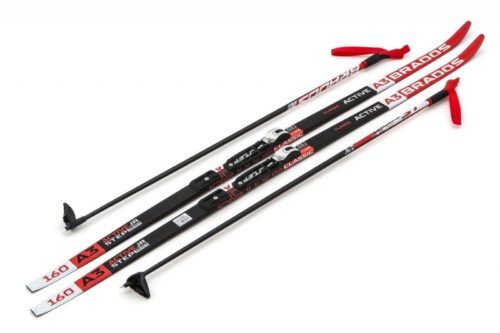 Лыжи Комплект NNN (крепление STC) - 150 WAX Brados Active A3 Red (упак. 9 комп.)