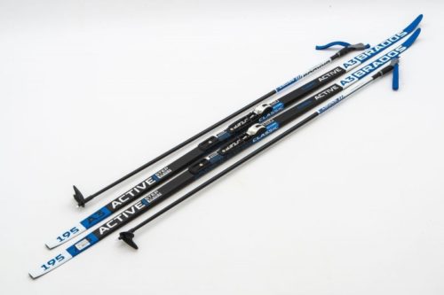 Лыжи Комплект NNN (крепление STC) - 195 STEP Brados Active A3 Blue (упак. 9 комп.)
