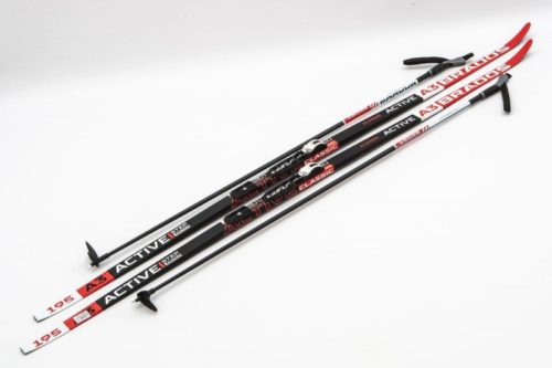 Лыжи Комплект NNN (крепление STC) - 195 WAX Brados Active A3 Red (упак. 9 комп.)