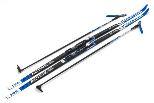 Лыжи Комплект NNN (крепление STC) - 200 STEP Brados Active A3 Blue (упак. 9 комп.)