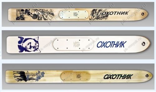 Лыжи для охоты Охотник ДЕРЕВЯННЫЕ 185 см.