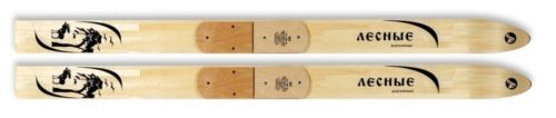 Лыжи Лесные ДЕРЕВОПЛАСТИК ( ширина 110 мм) 165 см.