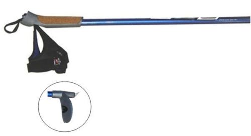 Палки АЛЮМИНИЙ лыжные С КАПКАНОМ и пробковой ручкой STC 120