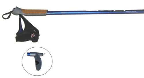 Палки АЛЮМИНИЙ лыжные С КАПКАНОМ и пробковой ручкой STC 140