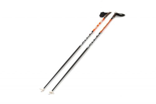 Палки лыжные гоночные углеволокно 100% 170 X-RACE ORANGE