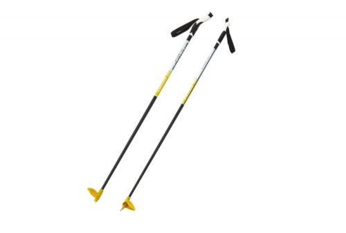 Палки СТЕКЛОВОЛОКНО 100% лыжные 100 STC Yellow BRADOS Sport Composite JR