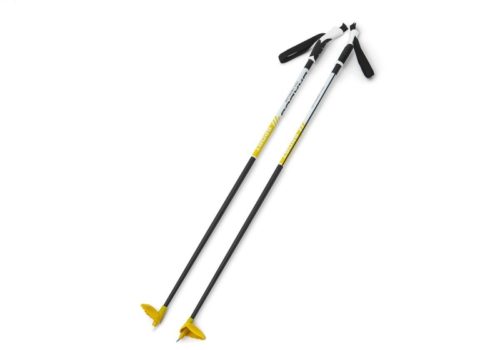 Палки СТЕКЛОВОЛОКНО 100% лыжные 120 STC Yellow BRADOS Sport Composite JR