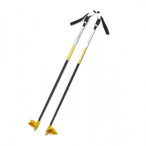Палки СТЕКЛОВОЛОКНО 100% лыжные 125 STC Yellow BRADOS Sport Composite