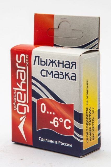 Парафин (СКОЛЬЖЕНИЯ) Gekars  (0/-6) (упак. 75 шт.)