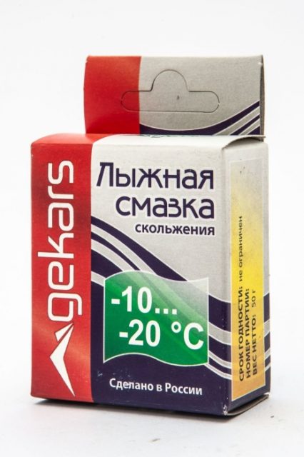 Парафин (СКОЛЬЖЕНИЯ) Gekars (-10/-20) (упак. 75шт.)