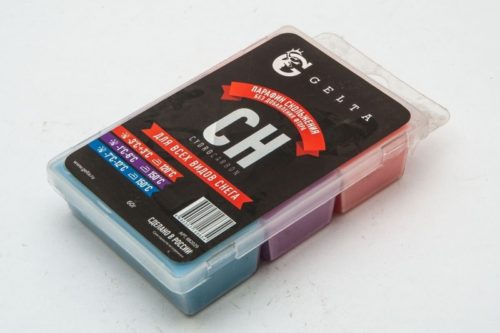 Парафин (СКОЛЬЖЕНИЯ) Gelta CH ТВЕРДЫЙ 3-х секционный (-3/+3, -1/-6,-7/-12) 60 г. (упак. 1 шт.)