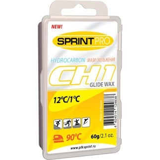 Парафин (СКОЛЬЖЕНИЯ) SPRINT PRO CH1 ЖЕЛТЫЙ (+12/+1)
