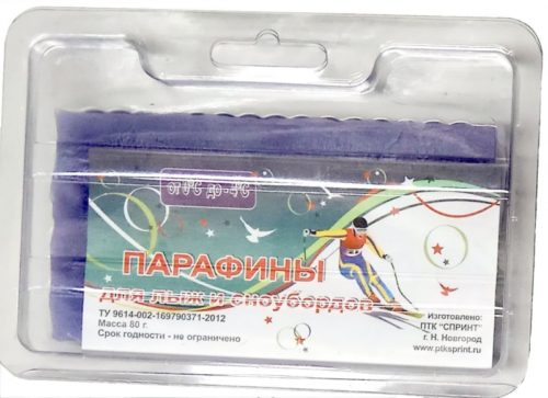Парафин (СКОЛЬЖЕНИЯ) SPRINT ПЛБ-Ф ФИОЛЕТ (0/-4)