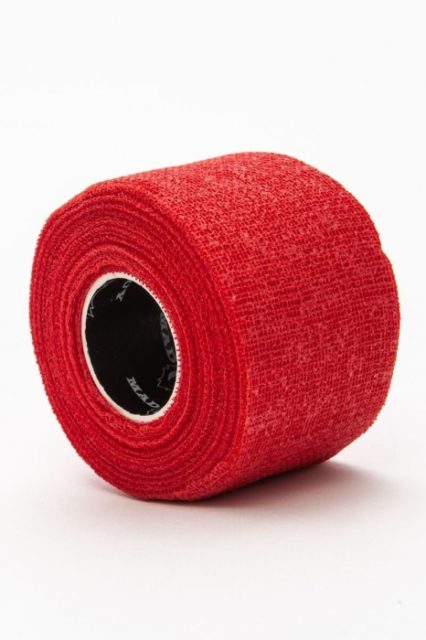 Хоккейная лента для ручки gauze grip MAD GUY Eco-Line 36мм х 9м красная