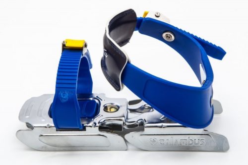 Коньки раздвижные CALAMBUS Bob Skate двухполозные с ремешками синие 24-34 р.