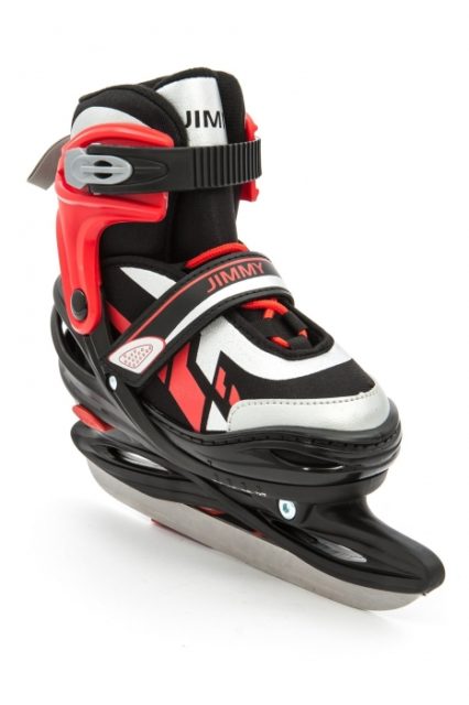 Коньки раздвижные CALAMBUS Jimmy ICE черный/красный р.30-33