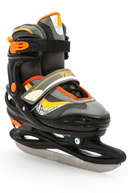 Коньки раздвижные CALAMBUS TIM ICE черный/оранжевый р.34-37