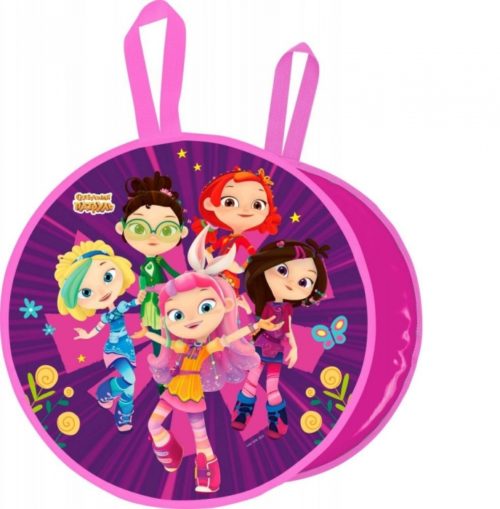 Ледянка НИКА мягкая диаметр 450 мм СКАЗОЧНЫЙ ПАТРУЛЬ (ТЕНТ + ПВХ) (упак. 10 шт.) РОЗОВЫЙ