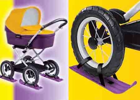 Лыжи для детской коляски 39 см. (упак. 12 комп.)