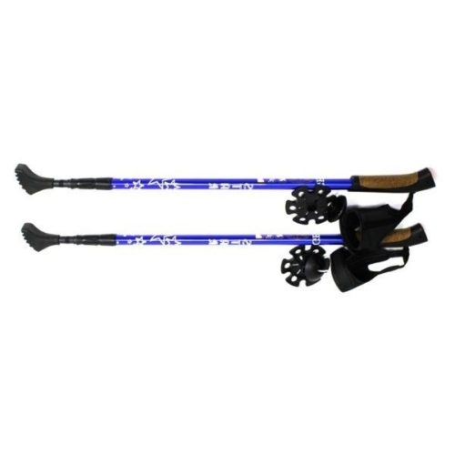 Палки для ходьбы STC WALKER BLUE треккинговые раздвижные 100-135