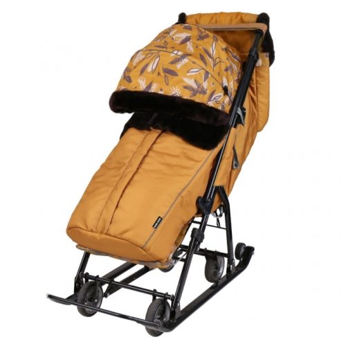 Коляска комби Ника Детям 7-5Н/Г ГОРЧИЧНЫЙ